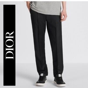 Dior Wool Tracks Jogger Pants